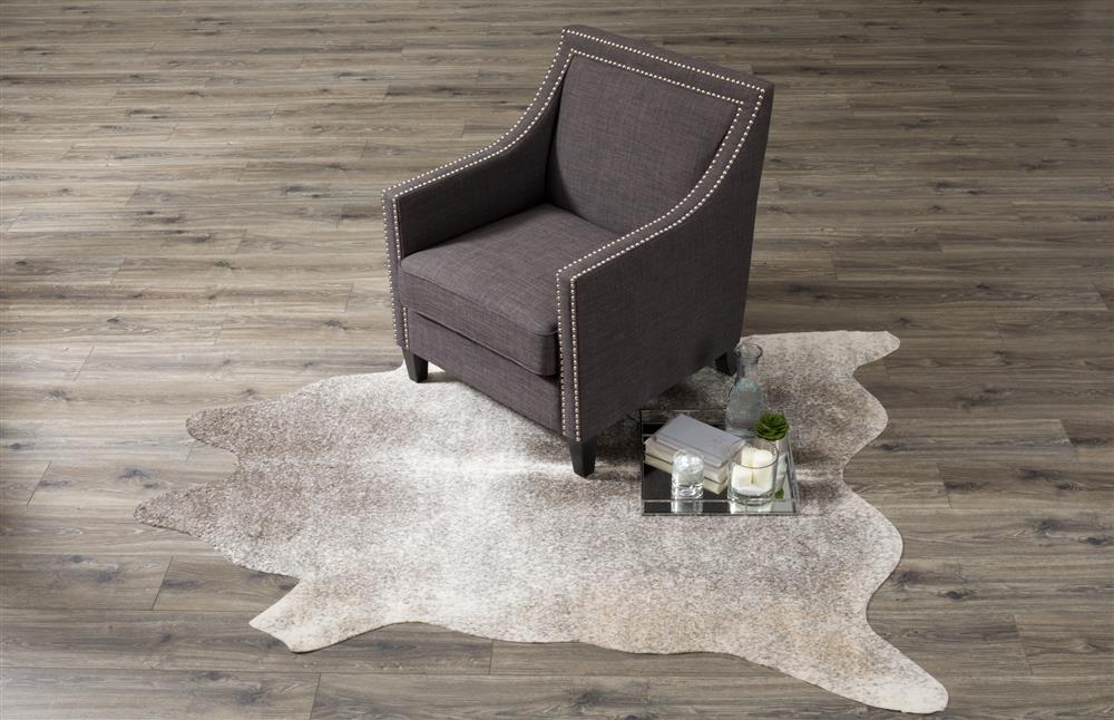 Grey Faux Rug